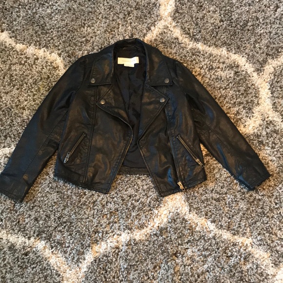 Treasure & Bond Girl’s Leather Jacket Size S - Picture 2 of 6